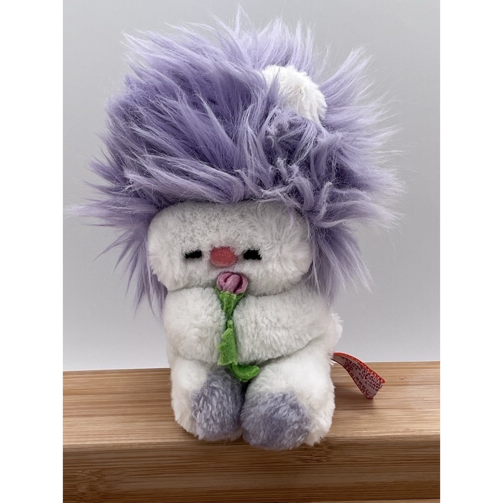 Vintage Dakin‎ Frou Frou Nature Babies Doll Purple Hair Variation 1982 6" Plush